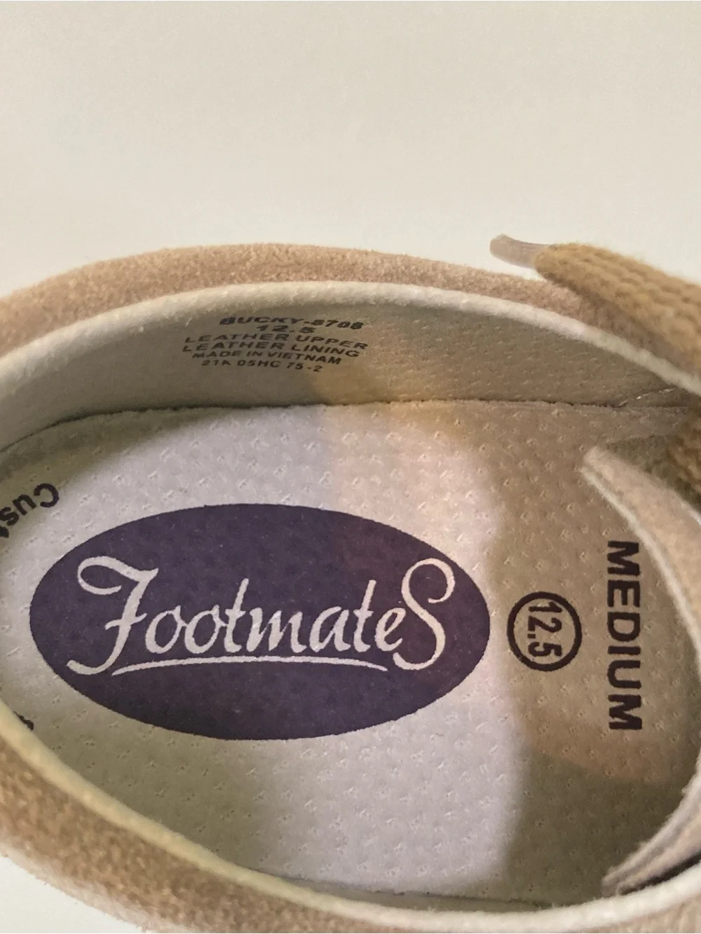 FootMates Bucky Lace Up Leather Oxford Dress Shoes Sz 12.5 Boys